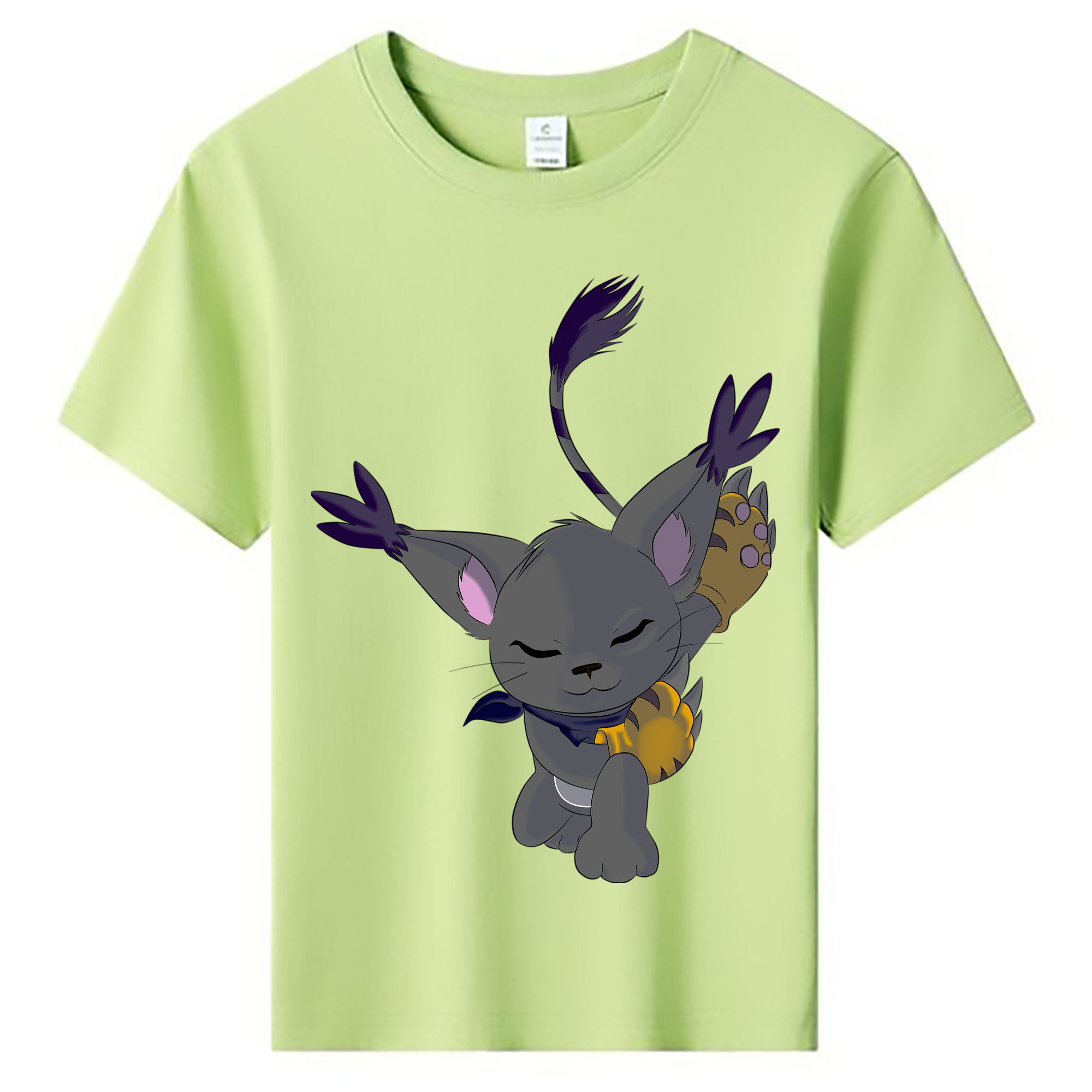 （画像用） Digimon デジタルモンスター/デジモン 綿100％キッズTシャツ（フロントプリント）